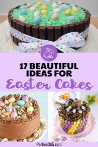 Looking for a beautiful cake for Easter Sunday? We have 17 creative Easter cake ideas for you! These recipes and decorating ideas range from easy and simple to elegant and stunning - plus we have tons of cute bunny cakes for the kids! #Easter #easterdesserts #easterrecipes #eastercake