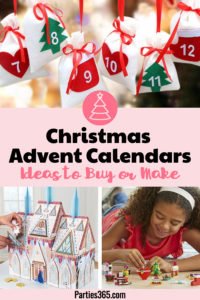 Are you looking for an Advent Calendar for Christmas 2018? We found some awesome ideas for kids as well as DIY homemade Advent Calendars. Find the perfect one for your family or for a gift here... #Christmas #holidays #advent #DIY #giftideas #parties365