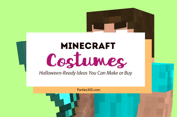Whether you want to DIY a Minecraft Costume or purchase one for Halloween, we have several options that will make you and your kiddo happy! | Minecraft Costumes for Boys | Minecraft Costume DIY | Minecraft Costume Enderman