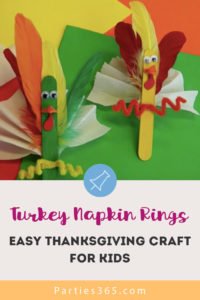 Want an easy Thanksgiving craft you can do with the kids that doubles as a DIY Thanksgiving napkin ring? This cute turkey craft is the perfect homemade Thanksgiving napkin ring! #Thanksgiving #DIY #Autumncraft #holidays #Thanksgivingtable #Thanksgivingdecorations