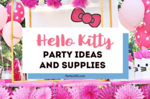 A Hello Kitty Birthday Party is the purrfect theme for a girl's party! We've found some of the most adorable ideas, activities, favors and supplies that are sure to inspire you! #hellokitty #partysupplies #parties365