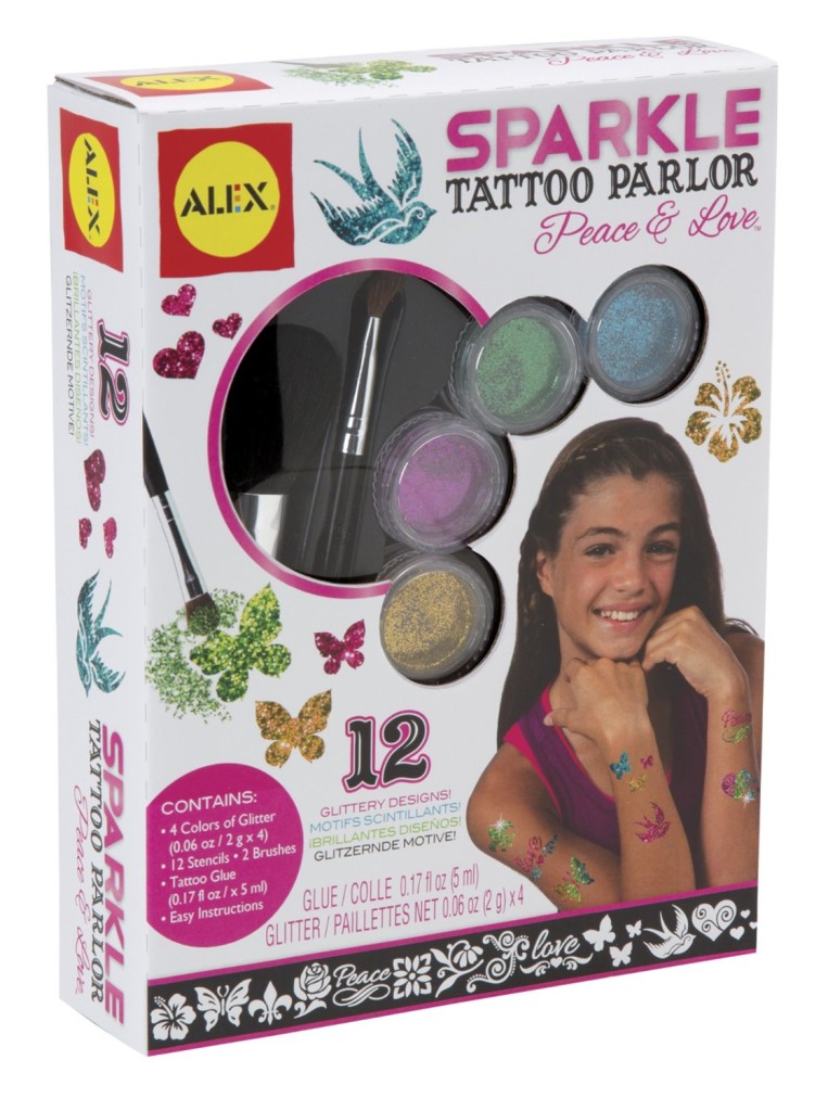 Sparkle Tattoo Parlor, Girls Spa Party Ideas