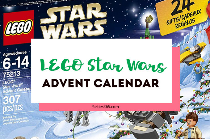 Are you looking for an Advent Calendar for Christmas 2018? We found an awesome idea for kids who are Star Wars lovers! This LEGO Advent Calendar is the perfect holiday gift. #Christmas #holidays #advent #lego #giftideas #parties365