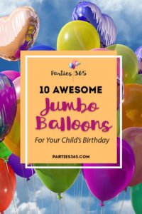 Looking for the perfect party balloons for your little one's birthday? We found some awesome Jumbo Birthday Balloons that are sure to look great at your party! | Giant Birthday Balloons | Jumbo Balloons | Party Supplies | Party Balloons