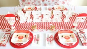Looking for inspiration for your Christmas Party decor? We have 4 fabulous Christmas Party Plate ideas you'll absolutely love! From buffalo plaid to a cheery Santa, you'll want to check out these Christmas party supplies! #Christmas #holidays #partyplates #Christmasdecor #parties365