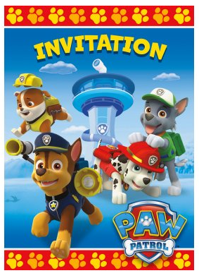 PAW Patrol Invitations