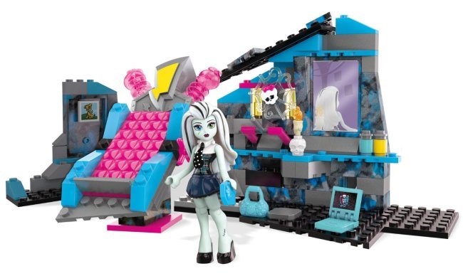Mega Bloks Monster High Frankie Stein's Electrifying Room Building Set