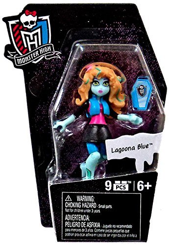 Mega Bloks Monster High Ghouls Skullection Lagoona Blue Mini Figure