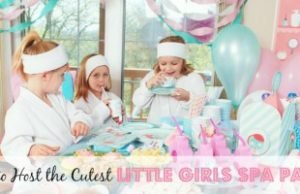 girls spa party