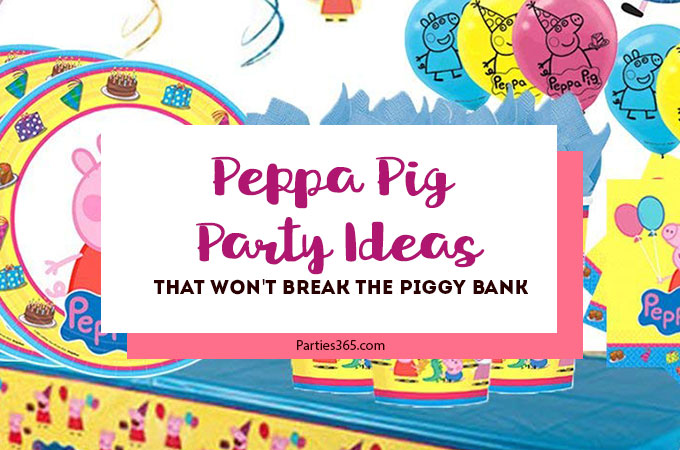 Here are some awesome Peppa Pig Party Ideas for your next celebrations! | Peppa Pig Party Decor | Peppa Pig Party Supplies | Peppa Pig Tableware