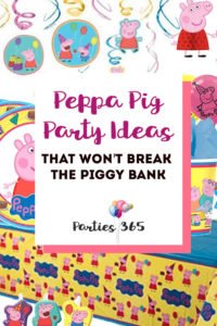 Here are some great Peppa Pig Party Ideas to inspire your next celebration! Peppa Pig Party Decor | Peppa Pig Party Supplies | Peppa Pig Tableware