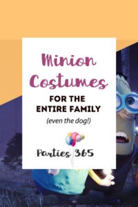 Are you searching for Minion Halloween Costumes for the whole family? We have some of the cutest rounded up here for you! Minion Costumes for Kids | Minion Costumes | Family Halloween Costumes | Dog Costumes