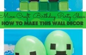 mine craft birthday party