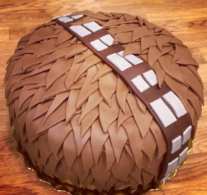 Chocolate Chewbacca Star Wars Cake