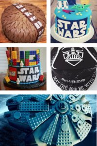 Throwing a Star Wars Birthday Party? We've rounded up some of the best cake options for you! Check out these 17 amazing Star Wars Cakes! | Star Wars Party | Star Wars Cake Ideas