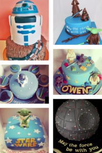 Throwing a Star Wars Birthday Party? We've rounded up some of the best cake options for you! Check out these 17 amazing Star Wars Cakes! | Star Wars Party | Star Wars Cake Ideas