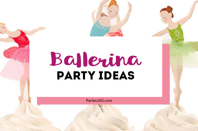 Throwing a Ballerina Party for your girl's birthday and need ideas for decorations, food, favors and more for this theme? We've got you covered with all the party decor you'll need in beautiful pink, purple and golds! #ballerina #birthday #partysupplies #pink