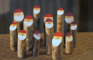 diy santa logs