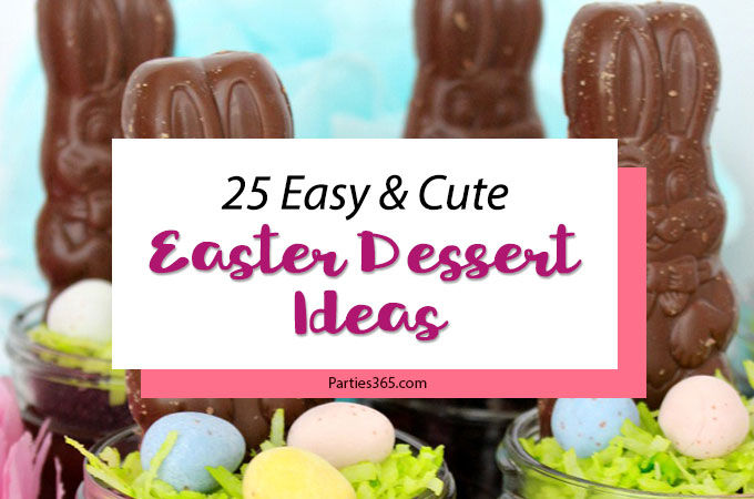 Easter is a holiday perfect for creative dessert ideas! These recipes and decorations are easy, perfect for the kids and from cupcakes to cookies to chocolate, there's something for everyone! #Easter #easterdesserts #easterrecipes