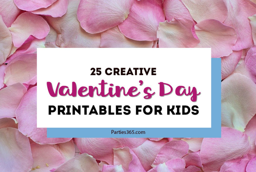 Here are 25 creative and fun printable valentines for kids! Whether you want a special DIY craft for Valentine's Day, need something for the kids classroom or need a last-minute card, you're sure to find the perfect one right here! #valentinesday #valentinesdaycard #valentinescard #valentinesprintable