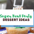 It's time for Super Bowl party food! Yay! We found 25 awesome football themed dessert ideas that are perfect for your Super Bowl party! #superbowl #dessert #football #partyfood