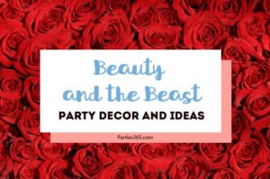 If you're hosting a Beauty and the Beast Party soon, you'll love our round up of party decor, supplies and ideas to make this one of the cutest parties ever! Beauty and the Beast Decor | Beauty and the Beast Birthday | Beauty and the Beast Theme