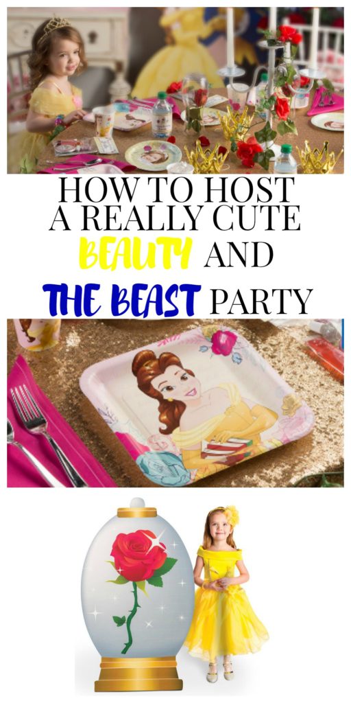 If you're hosting a Beauty and the Beast Party soon, you'll love our round up of party decor, supplies and ideas to make this one of the cutest parties ever! Beauty and the Beast Decor | Beauty and the Beast Birthday | Beauty and the Beast Theme