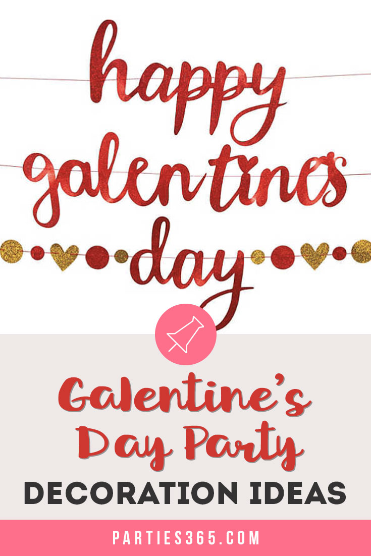 Want to throw a Galentine's Day Party for your friends? Whether it's girl's night or brunch, we have all the ideas you need for decorations, invitations, food and more! #GalentinesDay #Galentines #Valentines #partysupplies