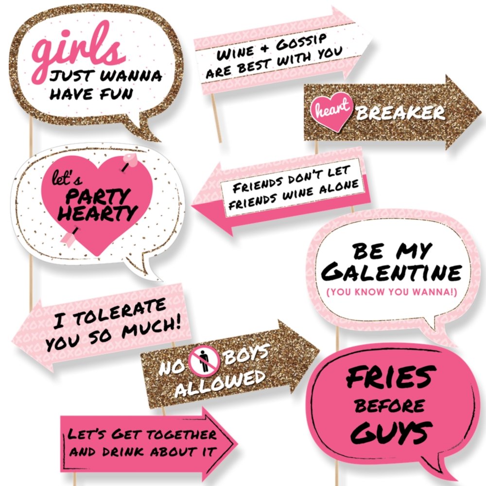 Want to throw a Galentine's Day Party for your friends? Whether it's girl's night or brunch, we have all the ideas you need for decorations, invitations, food and more! #GalentinesDay #Galentines #Valentines #partysupplies