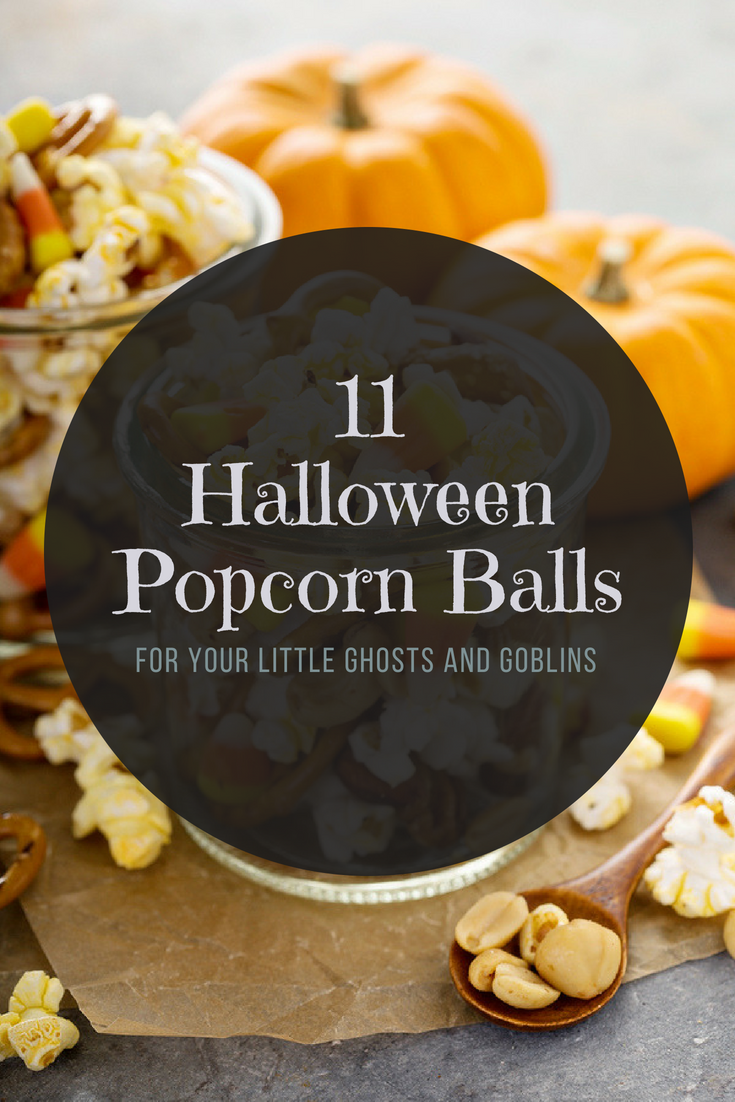 Halloween popcorn ball ideas