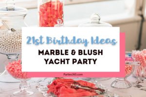This 21st Birthday Party on a yacht is sure to inspire your next milestone birthday party! With a marble and blush theme, this party was filled with modern decorations and elegant details. | 21st Birthday Ideas | 21st Birthday Party Themes | 21st Birthday Party Decorations