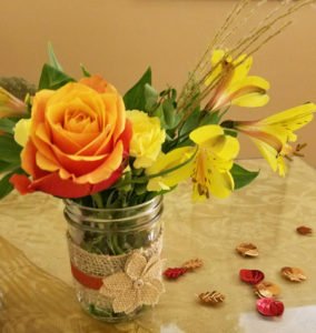 70th Birthday Party Flowers