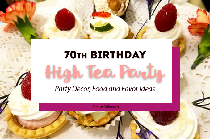 Need inspiration for a 70th Birthday Party Theme? Why not host an elegant Tea Party? Check out the fall-themed tea party we threw for my Mom's 70th birthday! | 70th Birthday Party | Tea Party Decor | Tea Party for Adults | Tea Party Ideas