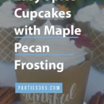 spice cupcake recipe with maple pecan frosting