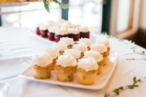 This elegant and stunning 18th Birthday Cake tied in perfectly to the rose gold decorations at this party. See all the sweets and decor in this 18th Birthday Party post! | 18th Birthday Party Ideas | Rose Gold Party Theme