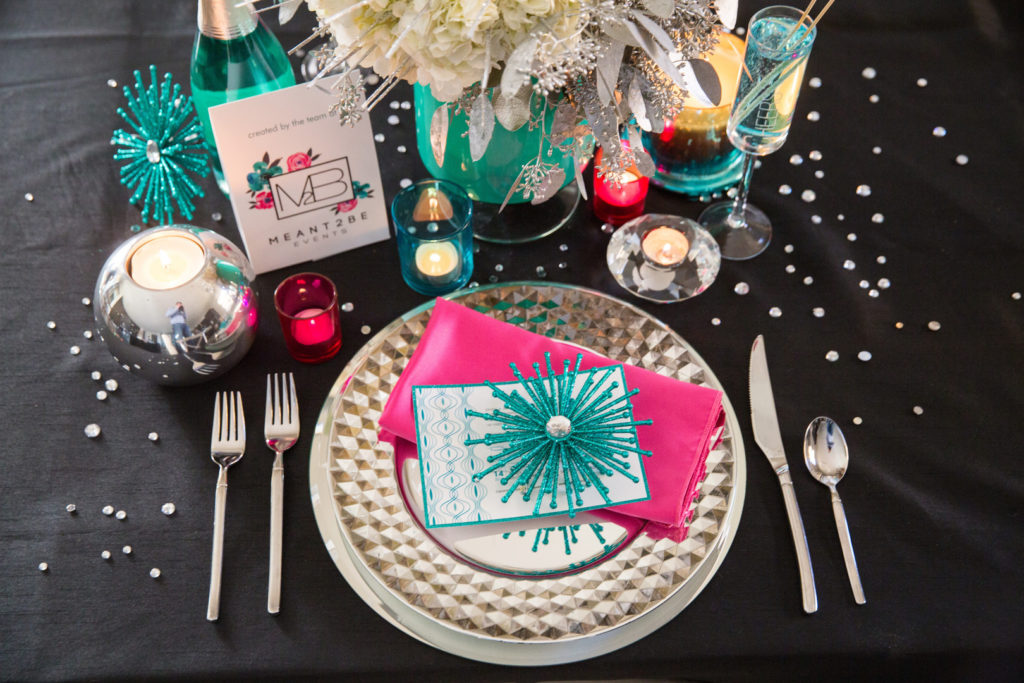 New Year's eve tablescape idea