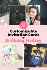 Looking for custom birthday invitations for a kids party or an adults birthday? Whether it's a 1st birthday for boys or girls, here are some creative birthday invitations you'll love! #birthday #invitations #partysupplies