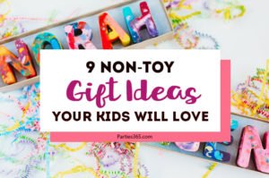Want the best, fun non toy gift ideas for Christmas, stocking stuffers and birthdays? We have a kids gift guide with non-toy gift ideas they'll actually love! #giftguide #giftideas #holidaygifts #Christmasgifts