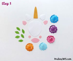 This cute DIY paper unicorn ornament for Christmas will look adorable on the tree and is fun for all ages! Our tutorial and printable template will show you how to make the ornaments - let the glitter and creativity run wild! #Christmascraft #unicorns #printable #crafts