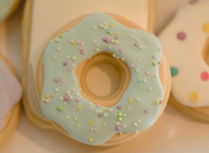 A donut themed party is a sweet idea for a 1st birthday, baby shower or girls birthday party! Check out this Donut Grow Up party for some decorations, food, cake and other theme ideas! #firstbirthday #donuts #donutparty #birthday