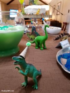 Looking for ideas for an awesome Dinosaur Birthday Party for boys? This DIY party is full of easy decorations, games, favors, food, invitations and printables to make your dino party a success! #dinosaur #printables #birthday #partyideas