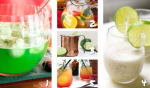 Ready to kickoff your Super Bowl or football themed party and need food, dessert and drink ideas? Whether you're hosting a tailgating or a birthday party we have 25 appetizers, main dishes, desserts and drinks (for kids and adults) that your guests will cheer for! #football #superbowl #partyfood #birthday #drinks
