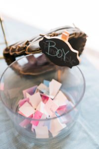 Want a fun and creative gender reveal theme for your party? How about a Diamonds (baseball) or Diamonds (jewel) party? This Home Run gender reveal with exploding baseball is a unique way to share your big news! #genderreveal #babyshower #partysupplies #baseball