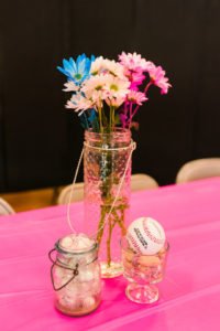 Want a fun and creative gender reveal theme for your party? How about a Diamonds (baseball) or Diamonds (jewel) party? This Home Run gender reveal with exploding baseball is a unique way to share your big news! #genderreveal #babyshower #partysupplies #baseball
