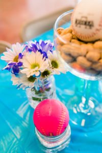Want a fun and creative gender reveal theme for your party? How about a Diamonds (baseball) or Diamonds (jewel) party? This Home Run gender reveal with exploding baseball is a unique way to share your big news! #genderreveal #babyshower #partysupplies #baseball