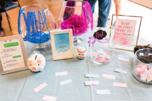 Want a fun and creative gender reveal theme for your party? How about a Diamonds (baseball) or Diamonds (jewel) party? This Home Run gender reveal with exploding baseball is a unique way to share your big news! #genderreveal #babyshower #partysupplies #baseball