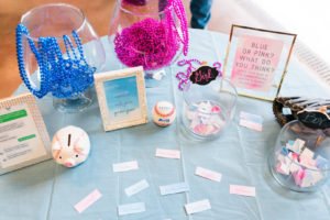 Want a fun and creative gender reveal theme for your party? How about a Diamonds (baseball) or Diamonds (jewel) party? This Home Run gender reveal with exploding baseball is a unique way to share your big news! #genderreveal #babyshower #partysupplies #baseball
