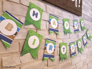 Looking for ideas for an awesome Dinosaur Birthday Party for boys? This DIY party is full of easy decorations, games, favors, food, invitations and printables to make your dino party a success! #dinosaur #printables #birthday #partyideas