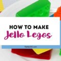 Want a fun treat for your lego themed birthday party? Let us show you how to make colorful Jello Lego blocks and figurines with this easy recipe and mold! #legos #legoparty #legofood #birthday #partyfood