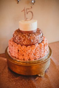 Planning an upcoming Quinceanera? Calla's beautiful Quinceanera celebration, steeped in tradition, will give you ideas for dresses, decorations the cake, a theme and more! #quinceanera #15thbirthday #partyideas #birthday